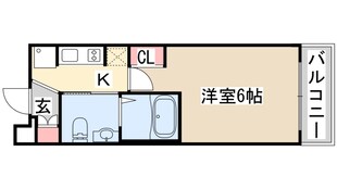 エステムプラザ神戸三宮ルクシアの物件間取画像